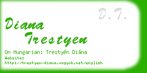 diana trestyen business card
