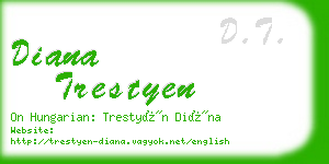 diana trestyen business card